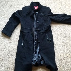 Used Women Black Oscar De La Renta Coat
